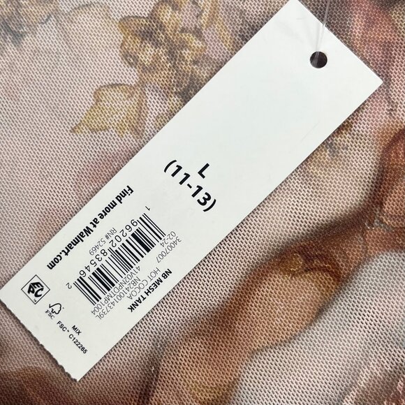 No Boundaries Sleeveless Tank Top Shirt Womens Large Angel Print New - Picture 10 of 11